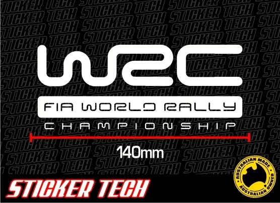 Wrc Fia World Rally Championship Sticker Decal To Suit Subaru Turbo Wrx Sti Jdm