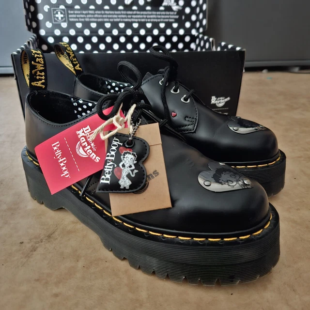 Chaussures plateformes 1461 quad online en cuir verni rainbow