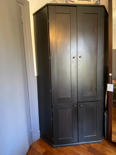 Armoire IKEA Blanche 90x136 Cm – 3 étagères, Très Bon état (à Prendre Sur Place)
