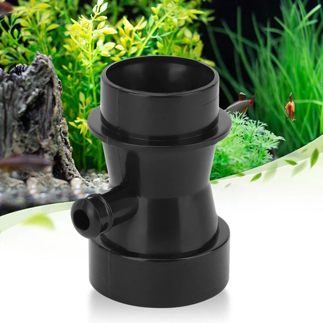 Plastic Black Aquarium Protein Skimmer Separator Venturi Tube DIY Air Suctio Chp