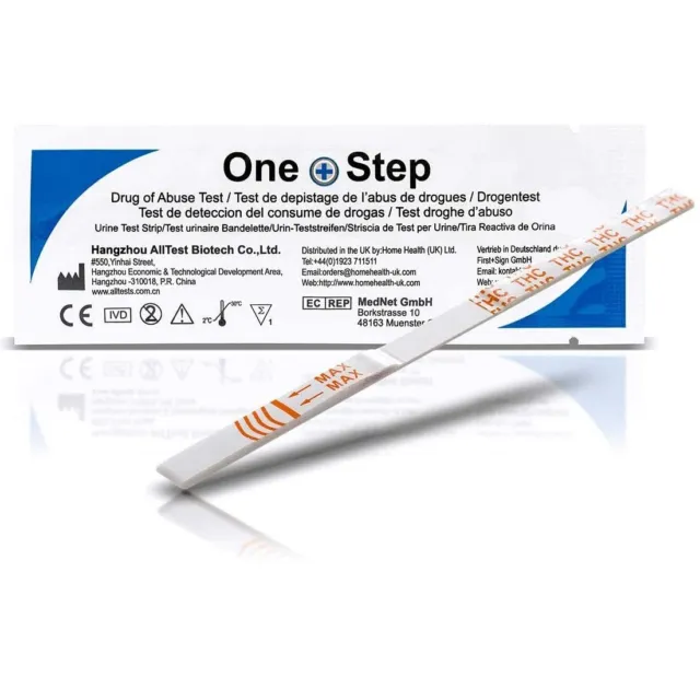 10 x Drug Testing Kits Home Urine Smoking Test Strips Cotinine Nicotine One Step