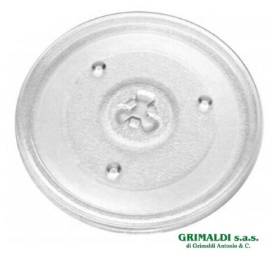 245 MM First4Spares microonde 3 manico piatto girevole in vetro per Daewoo microonde 