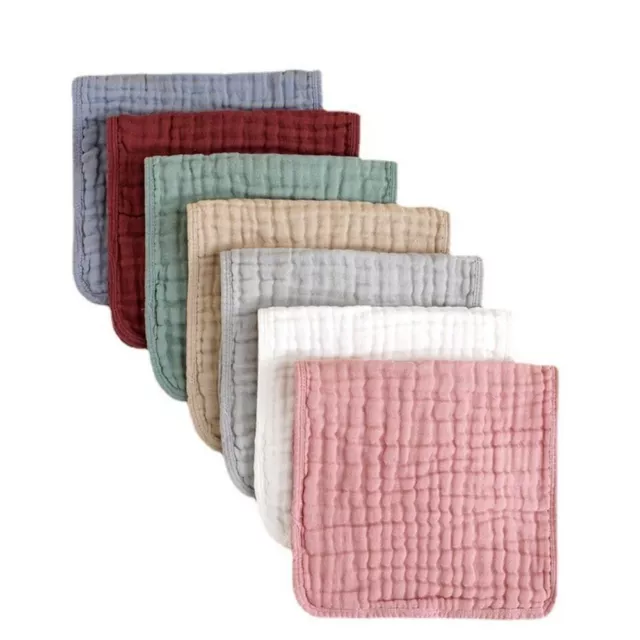 6 Layers Baby Muslin Burp Cloths Large Newborn Bib  for Boys Girls