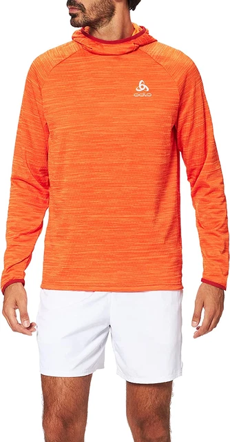 Odlo Millennium Element Sweat à Capuche Homme, Orange (Mélange), Taille XXL...