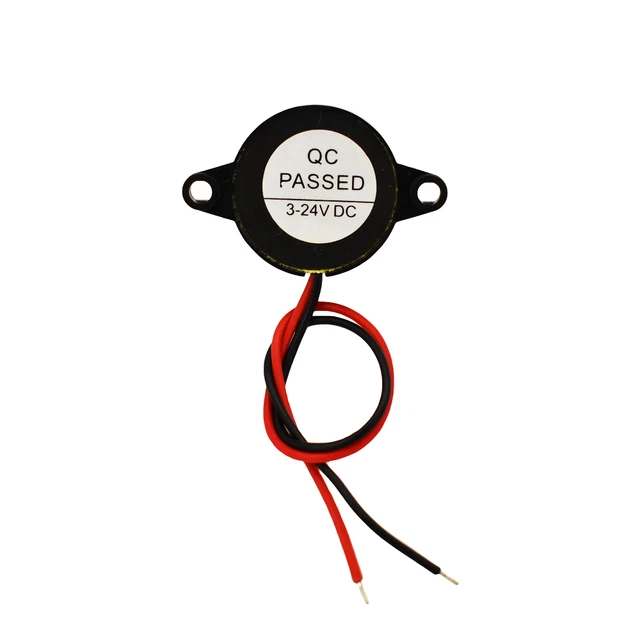 Cicalino Piezoelettrico Cicalino Buzzer Attivo 12V - Suono Continuo, Alimentazione 8V-15V DC, Modello QSMB-2310 Suoneria Supplementare Per Citofono Cicalino Piezoelettrico Cicalino Buzzer Attivo 12V - Suono Continuo, Alimentazione 8V-15V DC, Modello QSMB-2310 Suoneria Supplementare Per Citofono