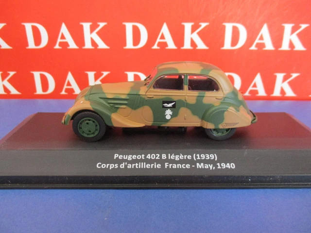 Idem Kit Monté SB 1/43 - Peugeot 402 B Légère Rouge 1939 (sans Boîte)