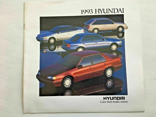 1993 Hyundai Multi-line Car Sales Brochure - Loc2-85