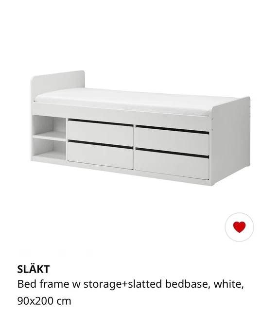 IKEA SINGLE BED With Storage £150.00 PicClick UK