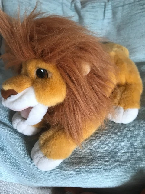 Mattel 1993 14" Disney Lion King Roaring Simba Puppet Soft Toy Plush