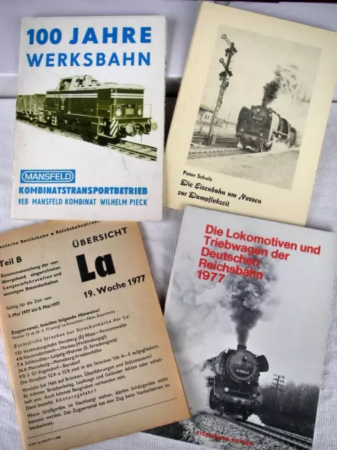 4 Hefte Reichsbahn Betrieb & Loks 1977 , 100 Jahre  Werksbahn Mansfeld  Kombinat