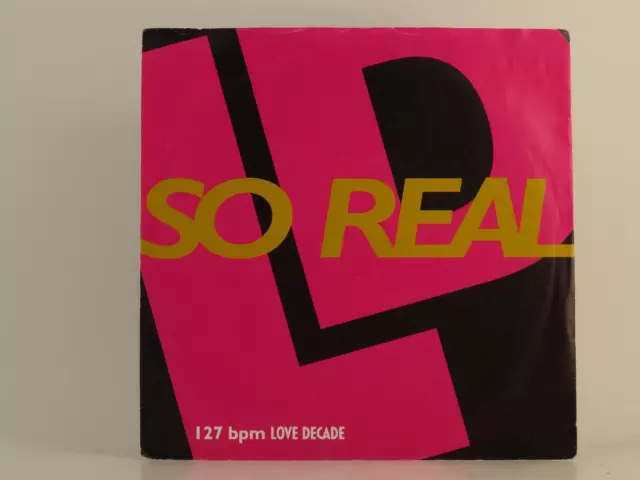 LOVE DECADE SO REAL (83) 2 Track 7" Single Picture Sleeve ALL AROUND THE WORLD