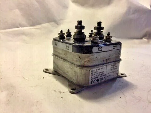 Eaton Relay 100Amp 1Pst MS27242-2 28Vdc 400Hz 6042H182 FSCM81640