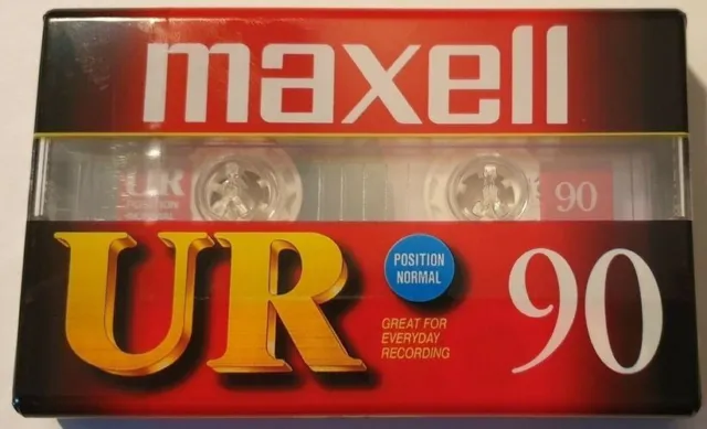 10 Stück Maxell UR-90 Audiokassetten 90 Minuten Aufnahmedauer - Neu