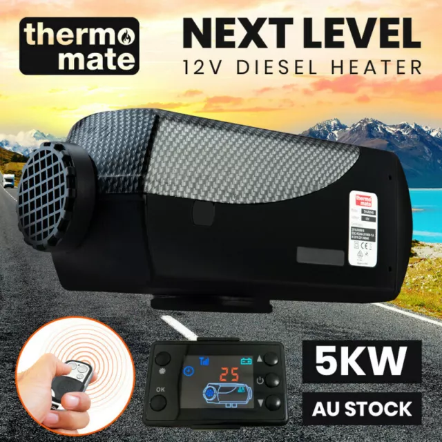 Diesel Heater 12V Caravan Camper Trailer Van Air Motorhome 5kW Volt RV Parking