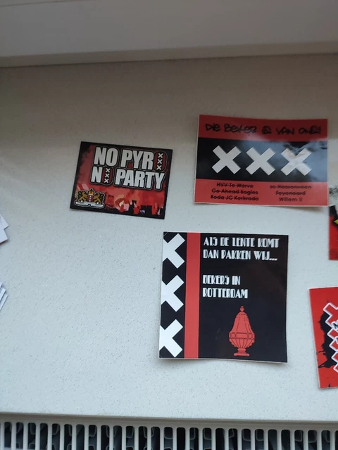 11 Aufkleber Amsterdam Ultras