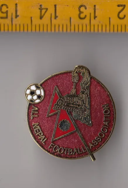 Nepal Football Federation Association enamel pin badge logo