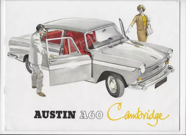 1965 Austin A60 Cambridge car brochure (Publication No. 2056/I)