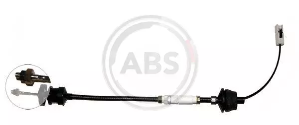 Clutch Cable A.B.S. K27170 for Peugeot 206 (02-12)