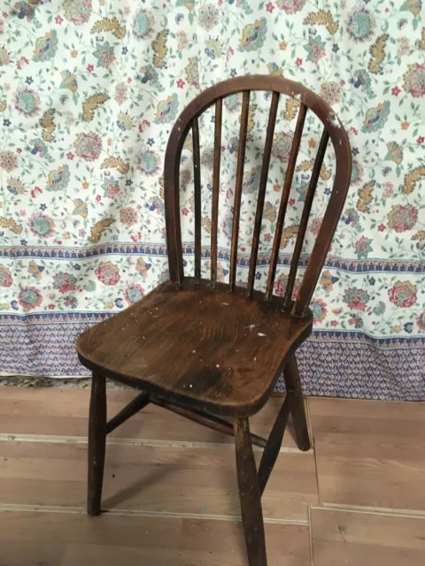 Antique Vintage Stick Back Bent Wood Chair Project