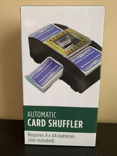 Electric Automatic Poker Shuffler Board Game Playing Card Shuffle Machine 2 Deck