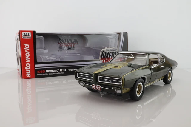 PONTIAC GTO JUDGE 1969 Light Blue Metal Ertl Amm1171-06 1:18 Limited 1002 Pieces EUR 195,00 - FR