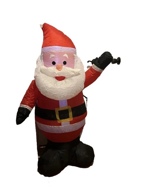 Inflatable Christmas Santa Claus Yard Decoration 4’ Tall