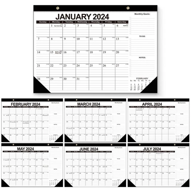 20242025.6 WALL CALENDAR 18 Months Hanging Planner Office 23.58