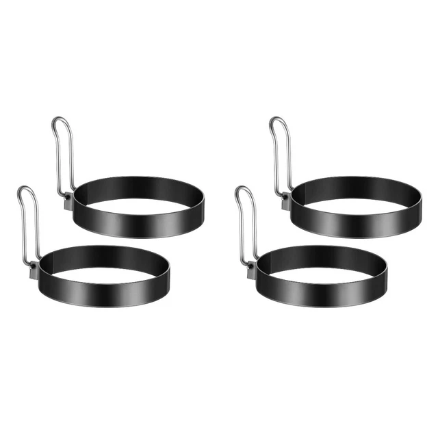 2 Pack Anneau D'oeuf Moule À Oeufs Plat Anneaux Pour Enfants Maquette