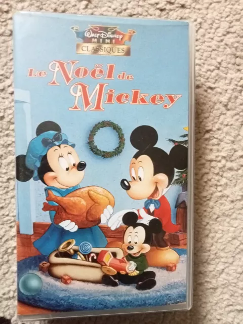K7 Vhs Cassette Video - Le Noel De Mickey / Walt Disney Mini Classiques