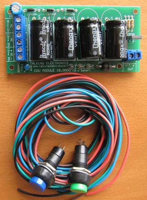 Capactive Discharge Unit CAPACITOR DISCHARGE UNIT for Point Motor Model Railway 4x4700u £10.20 ...