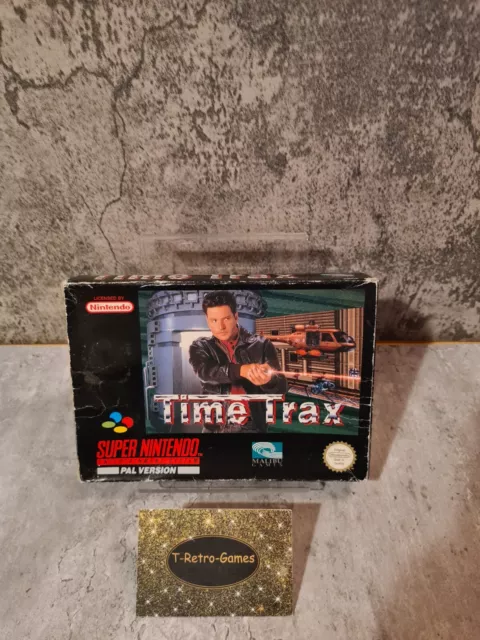 SNES Super Nintendo Time Trax mit OVP und Anleitung UKV