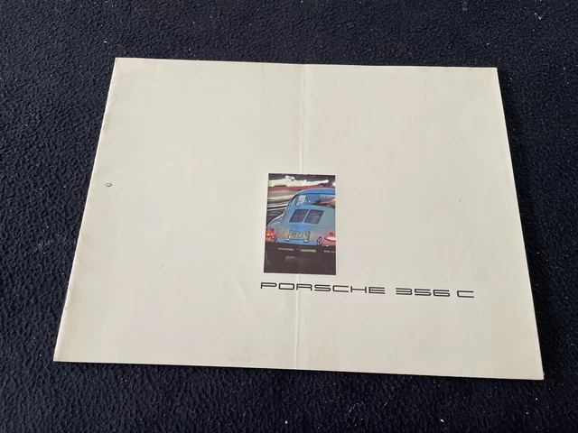 1964 Porsche 356C Brochure We Spent Years 1600 Detailed 356 C Orig Sales Catalog