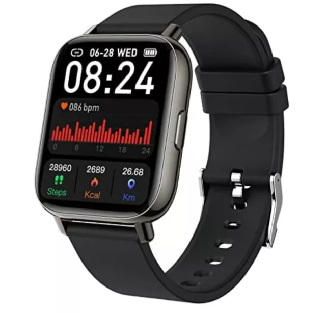 Smartwatch Uomo Donna, Smart Watch 1,69" Orologio Intelligente con Contapassi