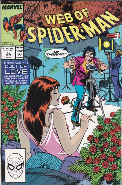 Web of Spider-Man #42 Vol. 1 (1985-1998, 2012)Marvel Comics,High Grade,Direct