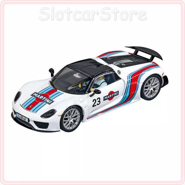 Carrera Evolution 27467 Porsche 918 Spyder ""Martini Racing No.23" 1:32 automático