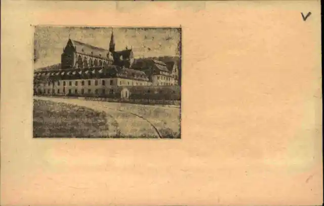 ALTENBERG bei Odenthal NRW Heimatbeleg im Postkarten-Format ~1949 Kloster Partie