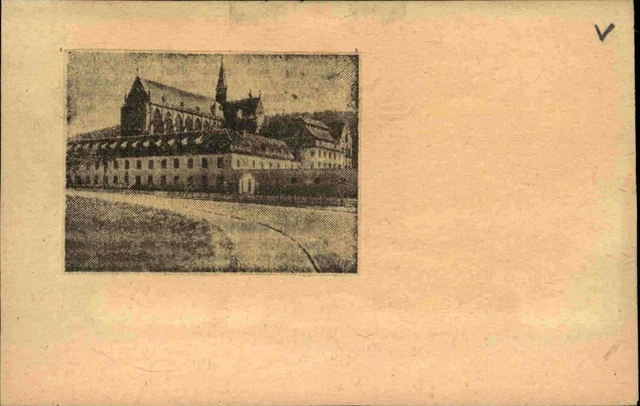 ALTENBERG bei Odenthal NRW Heimatbeleg im Postkarten-Format ~1949 Kloster Partie