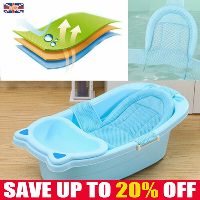 Protective Baby Newborn Toddler Bath Shower Net Bathtub Seat Mesh Safety IL