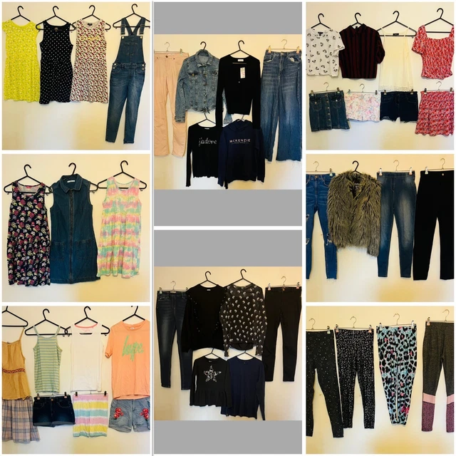Enorme pacchetto di vestiti per ragazze età 12/13 13/14 anni 43 articoli Next River Island hype