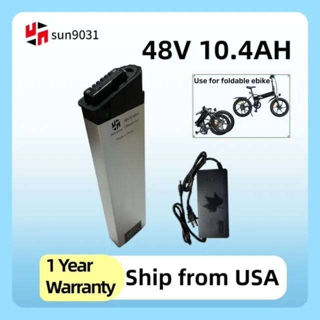 48V 10.4Ah Ebike Lithium Ion Battery BMS For Samebike Electric Foldable Bicycle