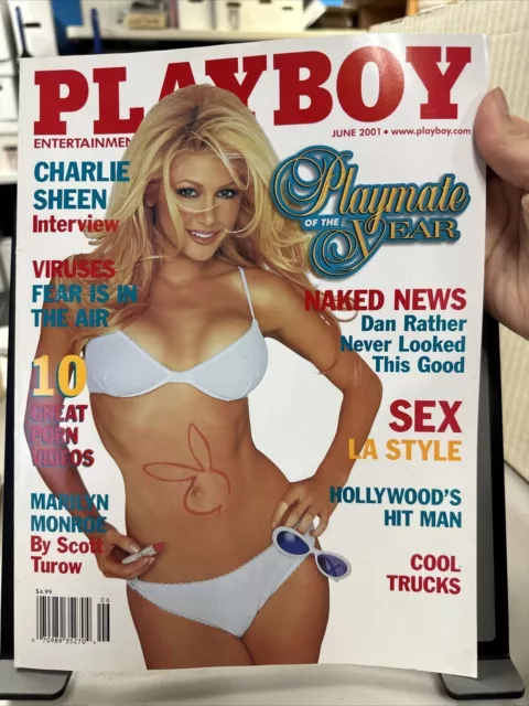 Playboy Magazine June 2001 Issue Featuring Playmate Of the Year Brande Roderick