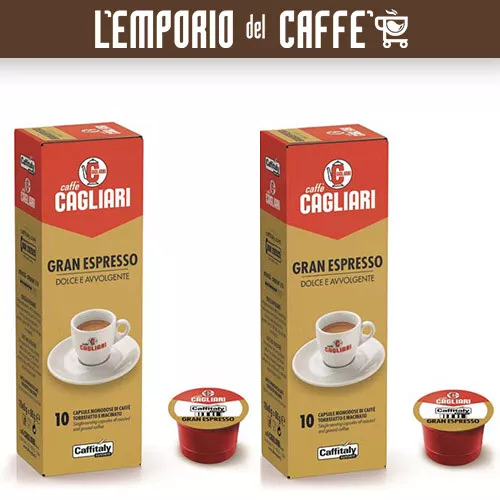 Caffè Caffe Caffitaly Cagliari Grand Espresso 200 Capsule Cialde -100% Originale
