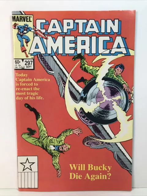 Captain America #297 NM- 9.2 Red Skull  Baron Zemo 2  Falcon 1984 Marvel Comics