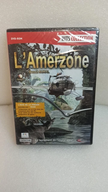 Jeu PC L'Amerzone - Version Big Box Vintage - État Très Bon - CD-Rom