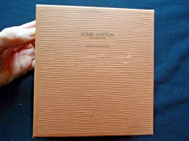 Louis Vuitton Malletier A Paris ~ Brown Small Gift Box w/ Cards ~ 8.5 x 5.5  x 1