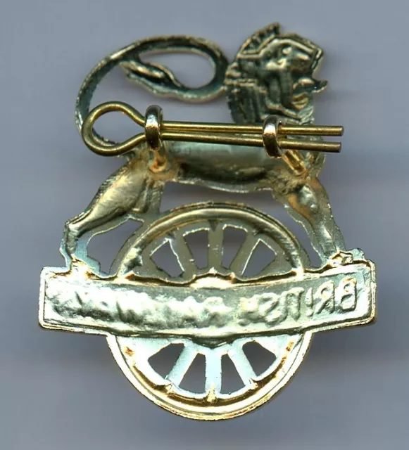 Obsolete British Rail Cap Badge With Green enamel 3