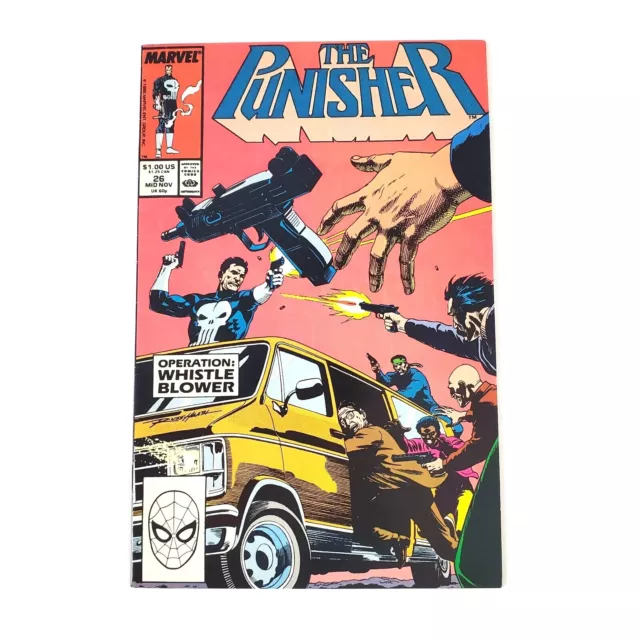 Punisher #26 (1987 Series) Direct Vol. 1 Marvel Comic Book Nov 1989 Russ Heath
