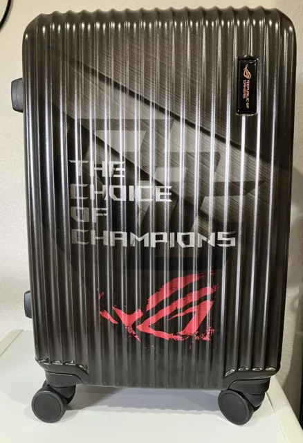 Asus Metallic Copper and Black Republic of Gamers 24-inch Luggage Suite Case