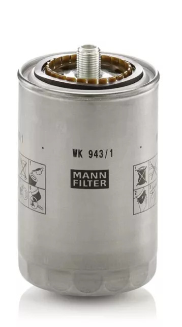 Mann Filter WK 943 1 Kraftstofffilter für MERCEDES BENZ LP MB TRAC UNIMOG