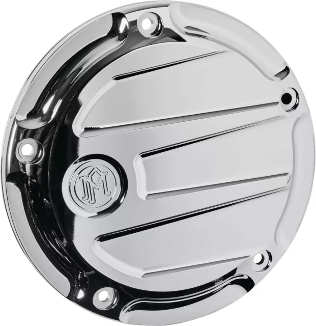 Performance Machine Scallop Derby Cover - Chrome - 0177-2075M-CH